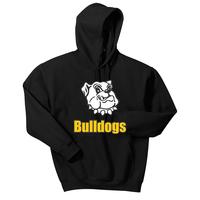 Adult Unisex - Bulldogs Pullover Hooded Sweatshirt - Black