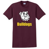 Adult Unisex - Bulldogs T-shirt - Maroon