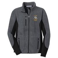 STAFF - Men's Full-Zip Fleece Jacket - Charcoal Heather