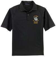 STAFF - Men's Dry Zone Ottoman Polo - Black