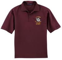 STAFF - Men's Dry Zone Ottoman Polo - Maroon