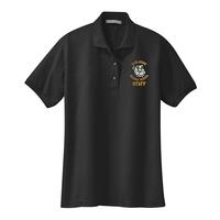 STAFF - Ladies Silk Touch Polo - Black