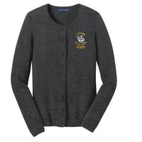 Staff - Ladies Cardigan Sweater - Charcoal Heather