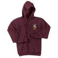 STAFF - Unisex Pullover Hooded Sweatshirt - Maroon