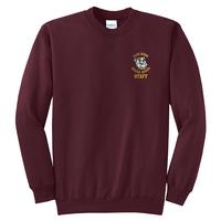 STAFF - Unisex Crewneck Sweatshirt - Maroon