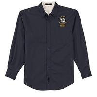 Long Sleeve Easy Care Dress Shirt - Classic Navy