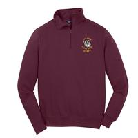 STAFF - Men's 1/4-Zip Sweatshirt - Maroon